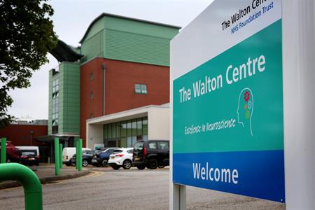 Outside sign at the Walton Centre