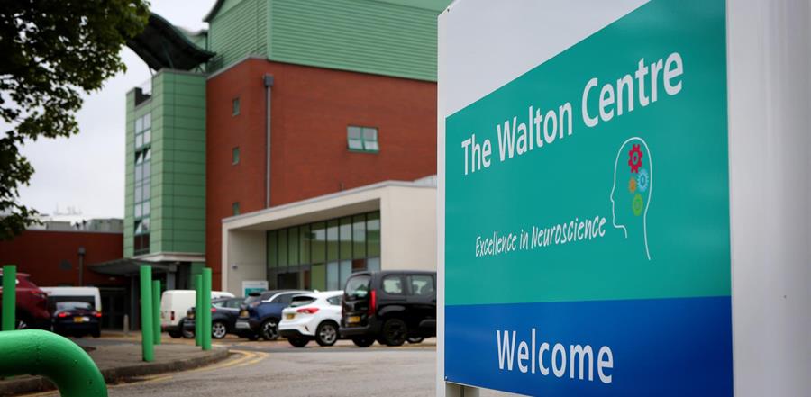 Outside sign at the Walton Centre